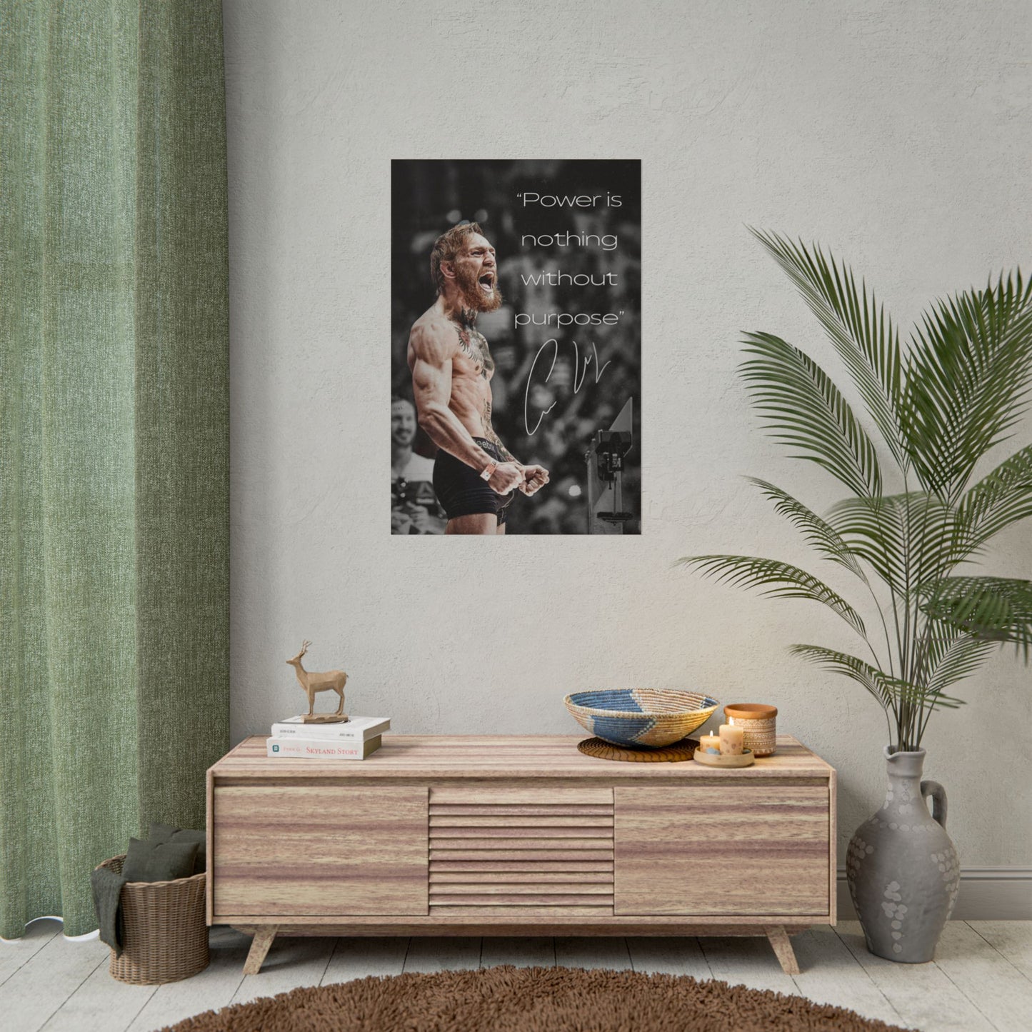 Conor McGregor Poster Rolled Posters | UFC MMA Wall Decor Ireland Featherweight GOAT