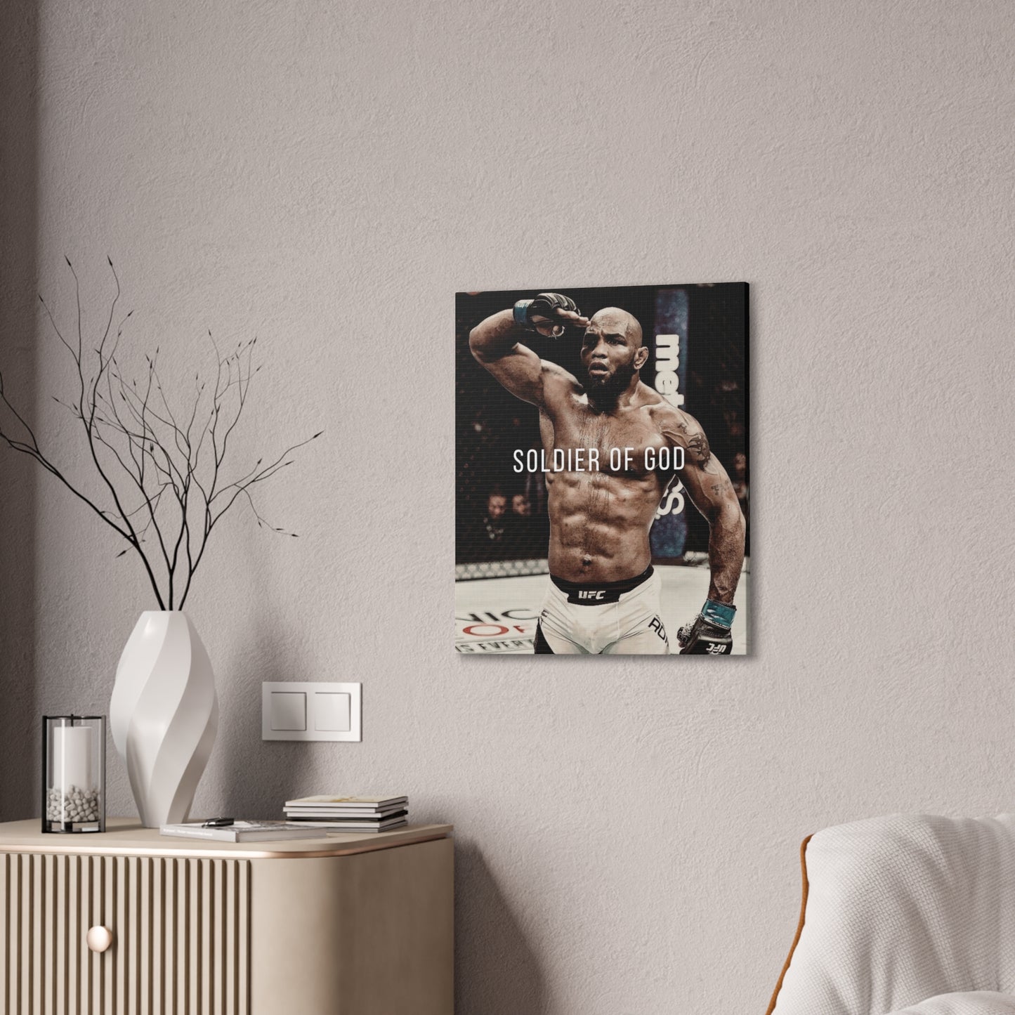 LUXURY SOLDIER OF GOD CANVAS