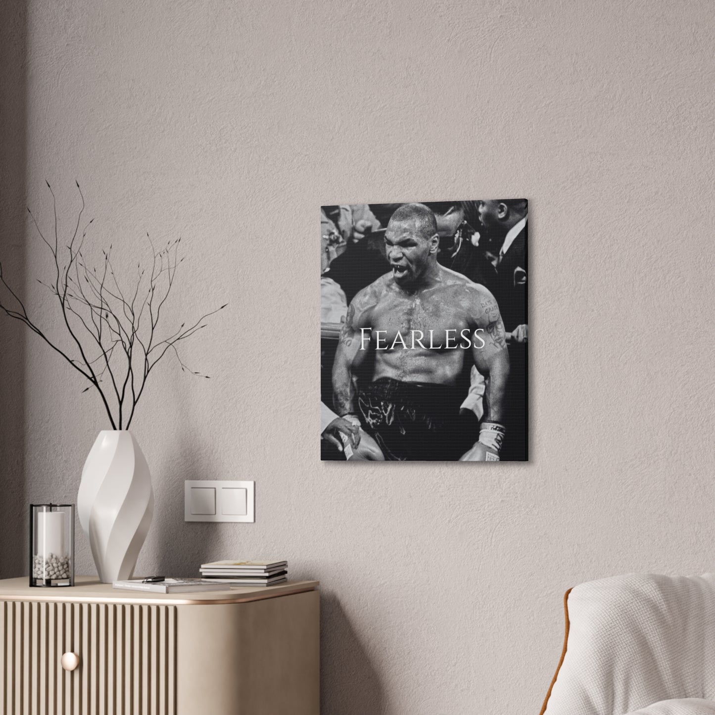 LUXURY MIKE TYSON “FEARLESS” CANVAS