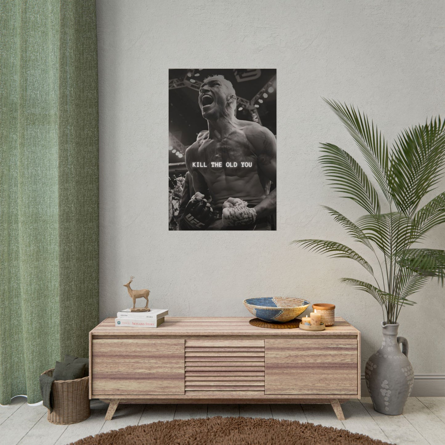 Charles Oliveira Poster, UFC Wall Decor, Brazil MMA Fan Gift, Man Cave Dorm Room Art, Rolled Posters