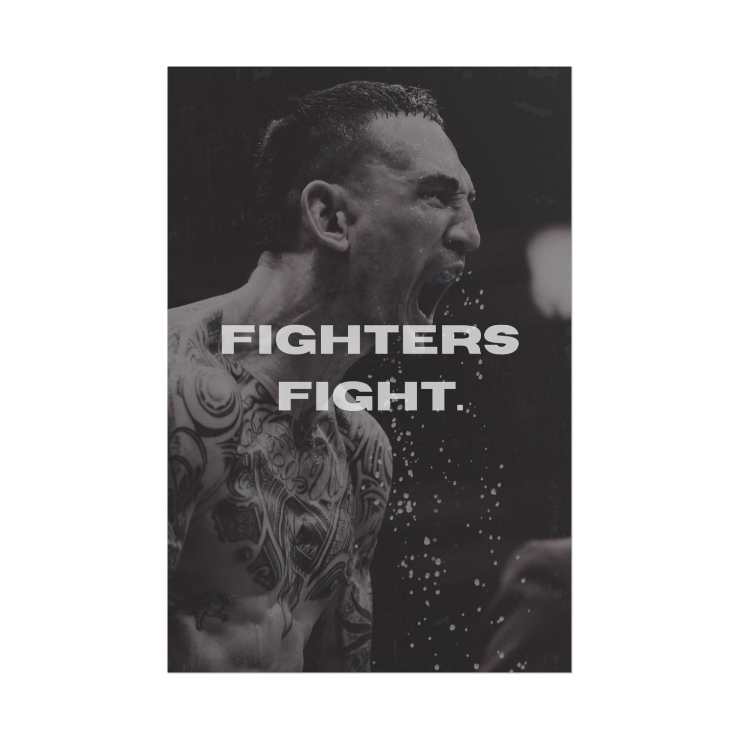 MAX HOLLOWAY POSTER - FIGHTERS FIGHT