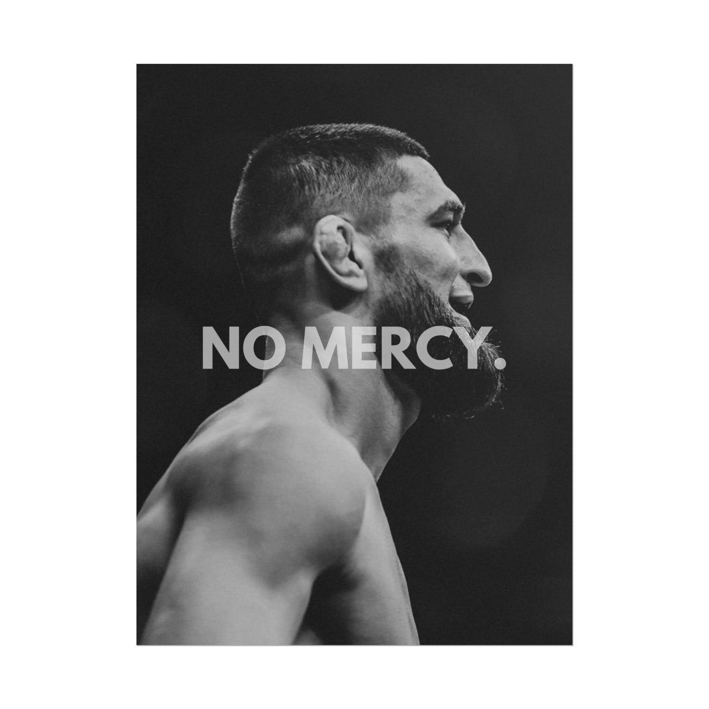 KHAMZAT CHIMAEV POSTER - NO MERCY