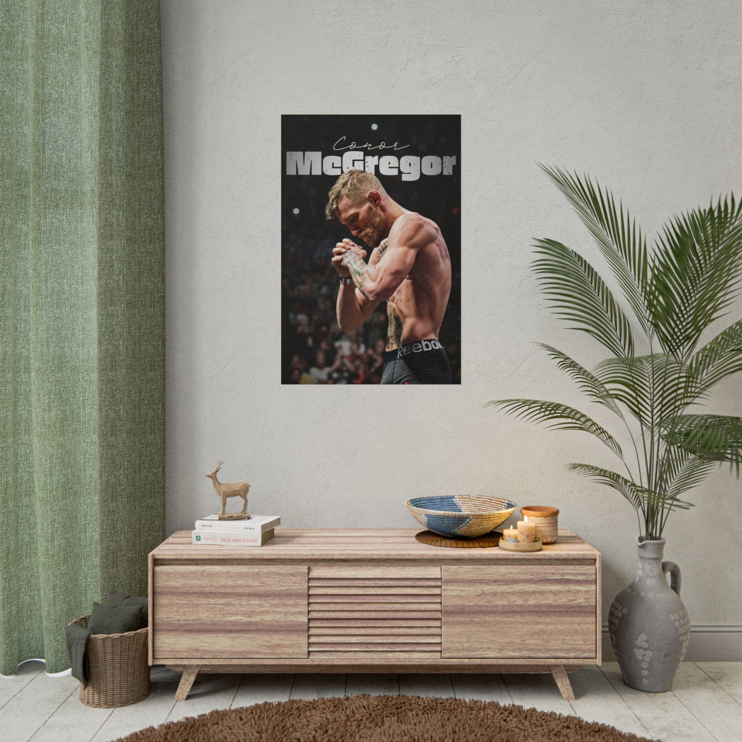 Conor McGregor Poster Rolled Posters | UFC MMA Wall Decor Ireland Featherweight GOAT Ireland