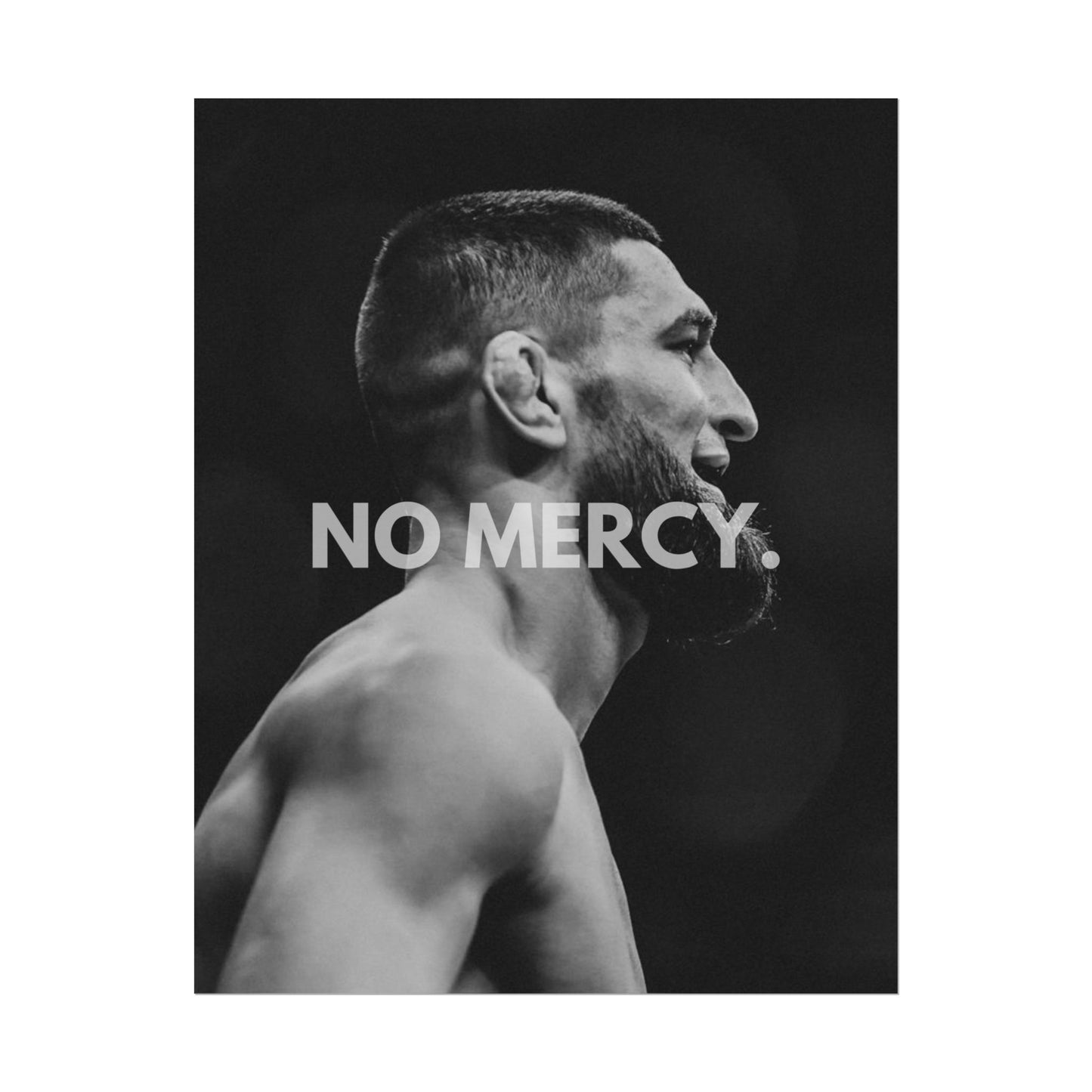 KHAMZAT CHIMAEV POSTER - NO MERCY