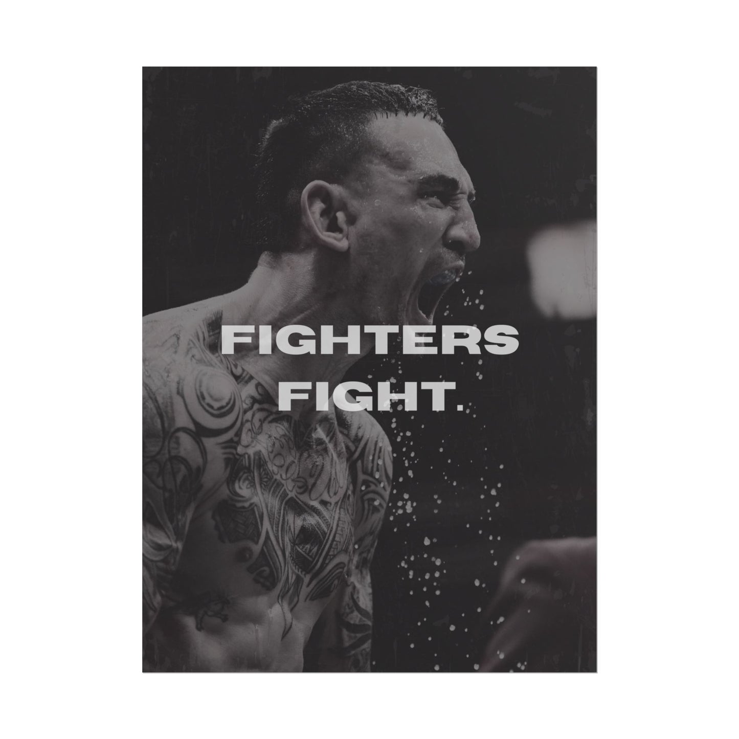 MAX HOLLOWAY POSTER - FIGHTERS FIGHT