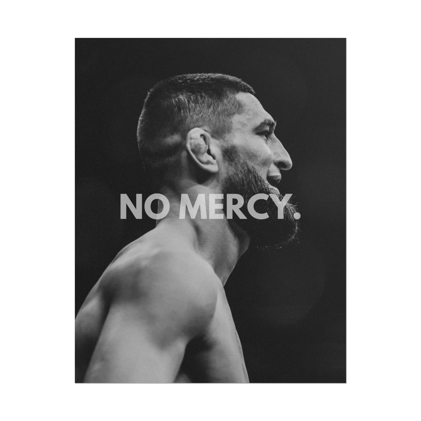 KHAMZAT CHIMAEV POSTER - NO MERCY