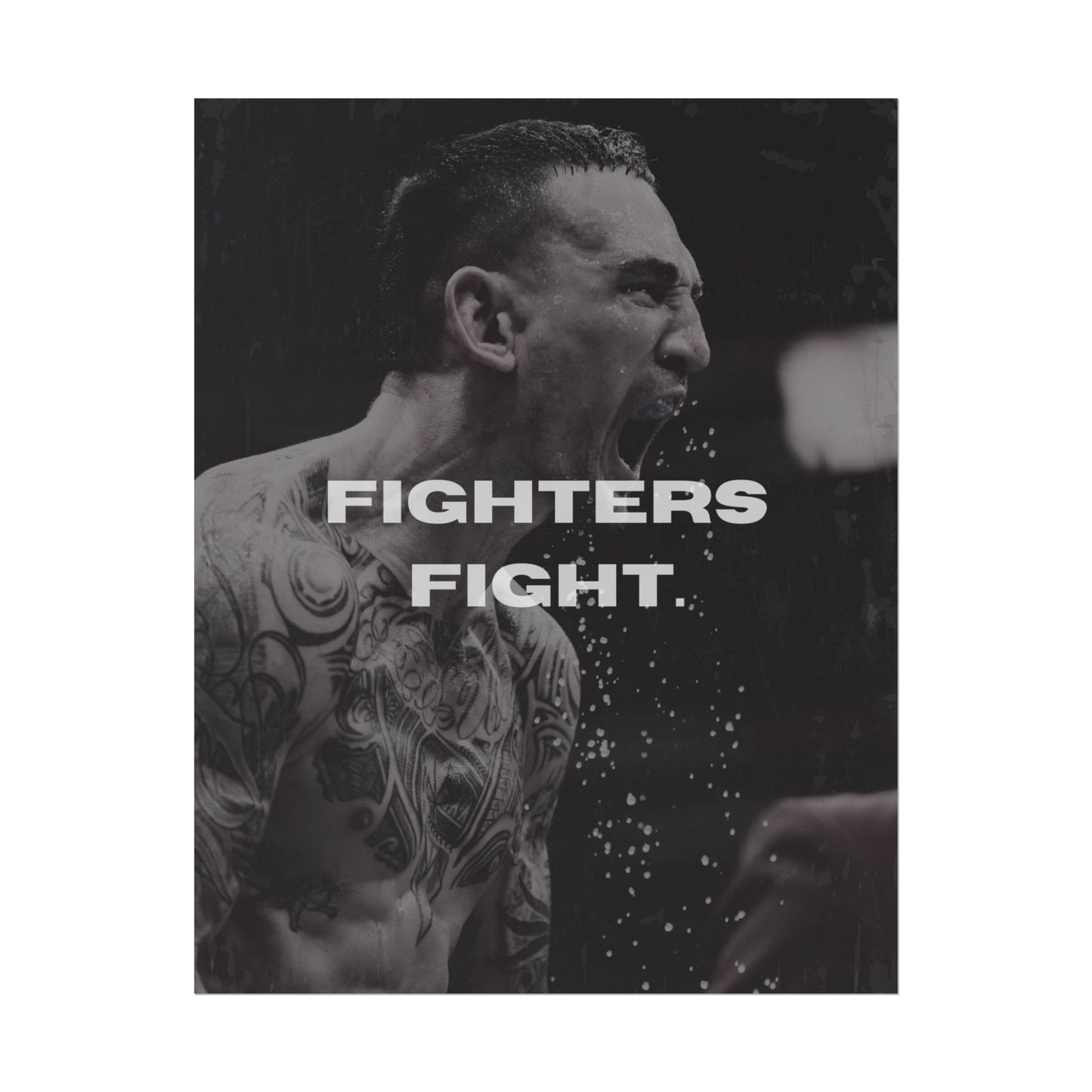 MAX HOLLOWAY POSTER - FIGHTERS FIGHT