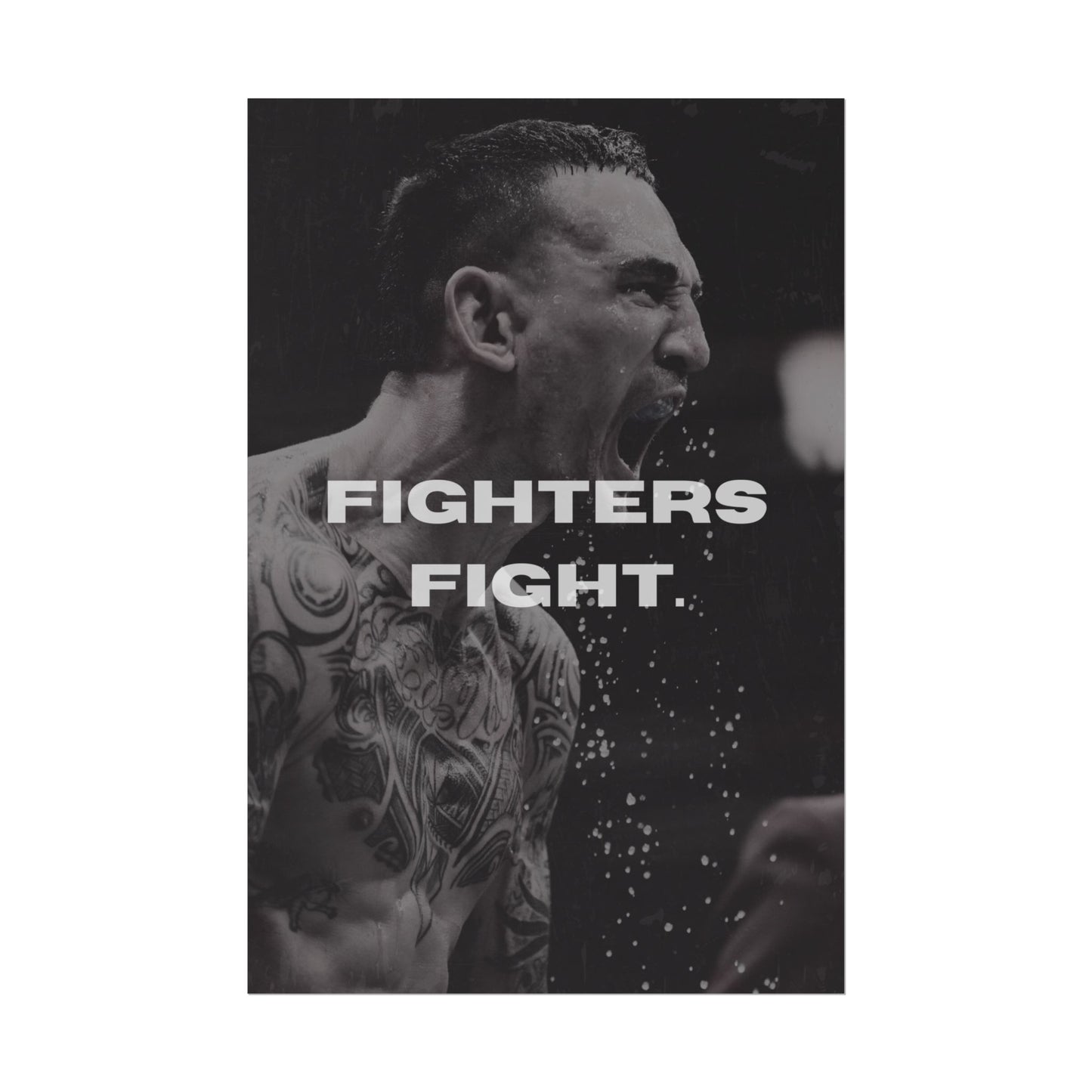 MAX HOLLOWAY POSTER - FIGHTERS FIGHT