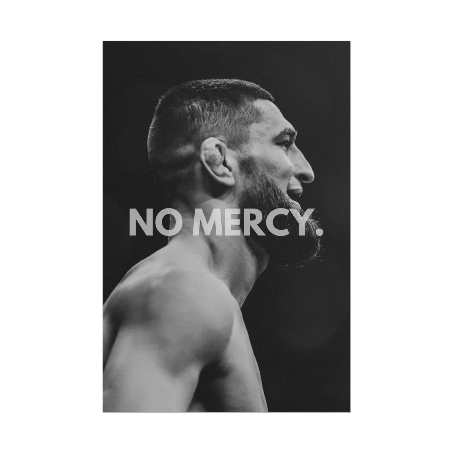 KHAMZAT CHIMAEV POSTER - NO MERCY