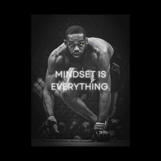 JON JONES POSTER - MINDSET IS EVERYTHING